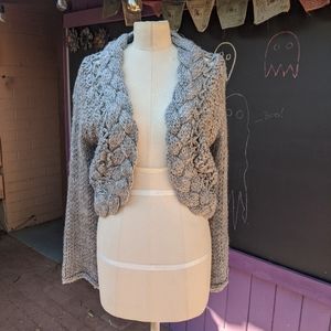 Warm and cozy cropped cardigan